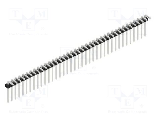Connector: pin strips; pin header; male; PIN: 38; 2mm; THT; 1x38