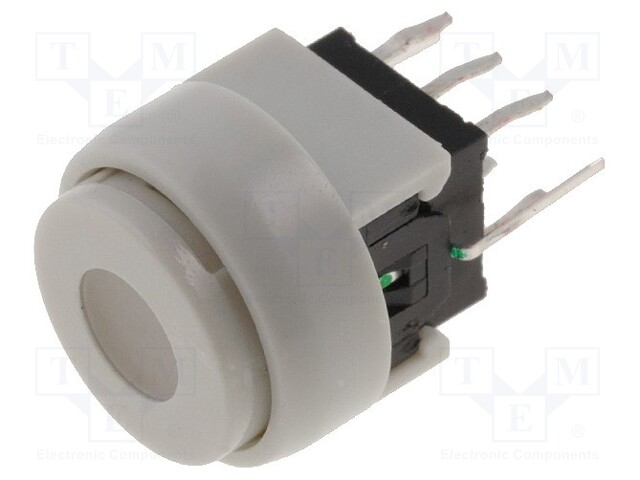 Switch: keypad; Pos: 2; DPDT; 0.1A/30VDC; white; Illumin: LED; 1.5N