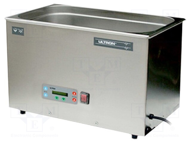 Ultrasonic washer; 475x280x75mm; 10l; 40kHz; 840W; 230VAC; Plug: EU