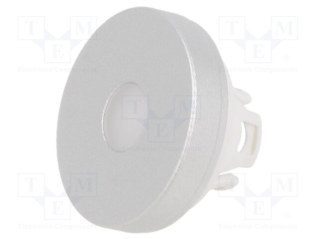 Actuator lens; 22mm; 84; Colour: natural; Mat: aluminium
