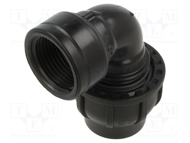 Splice terminal: clamping; Thread: G 1" internal; 25mm; Plast