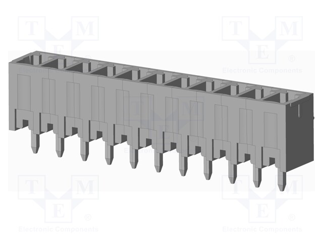 Connector: pluggable terminal block; socket; male; on PCBs