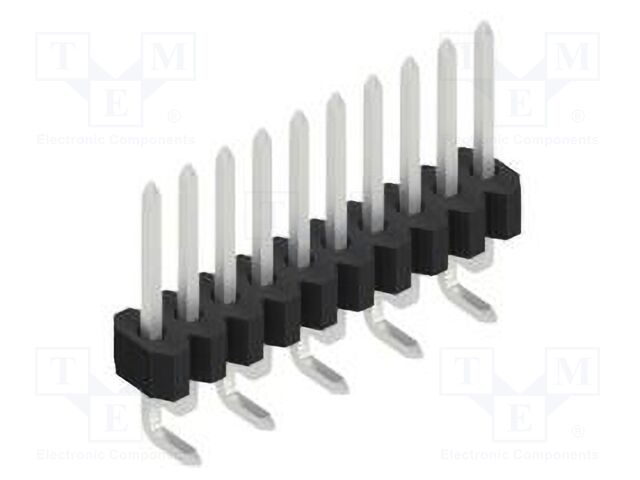 Connector: pin strips; pin header; male; PIN: 10; 1.27mm; SMT; 1x10