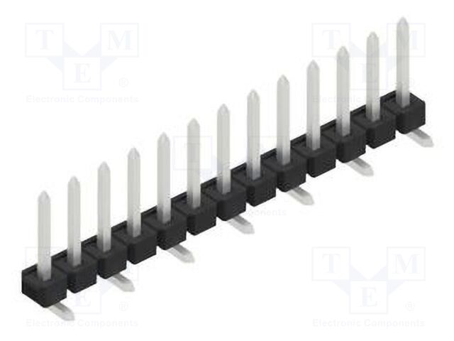 Connector: pin strips; pin header; male; PIN: 13; 2.54mm; SMT; 1x13