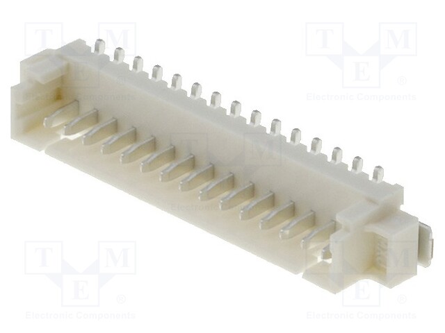 Socket; wire-board; male; PicoBlade; 1.25mm; PIN: 15; SMT; 1A; tinned