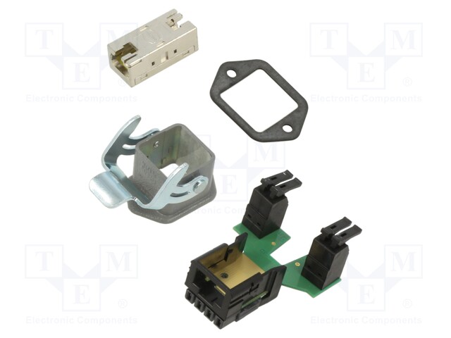 Han 3A RJ45 Hybrid Cat.6A PFT 8+4p