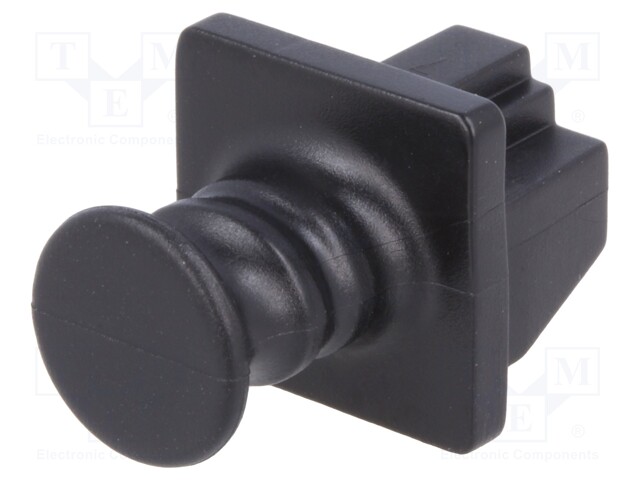 Protection cap; Colour: black; push-in; Application: RJ45 sockets
