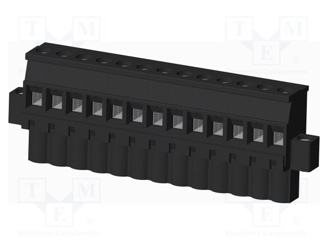 Connector: pluggable terminal block; plug; female; angled 90°