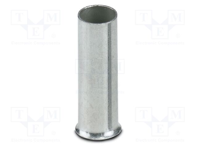 Tip: bootlace ferrule; non-insulated; copper; 6mm2; tinned; 12mm