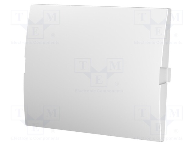 Front panel; prominent