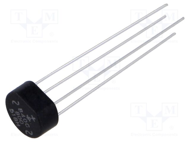 Bridge rectifier: single-phase; Urmax: 65V; If: 0.9A; Ifsm: 45A