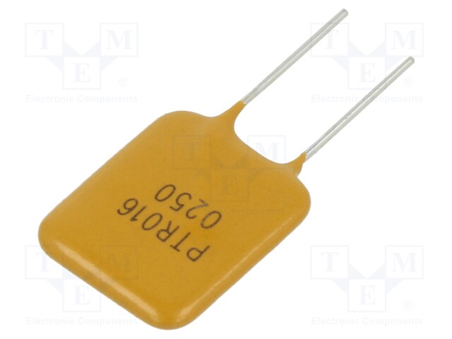 Fuse: PTC polymer; 2.5A; Imax: 40A; THT; PTR016V; bag