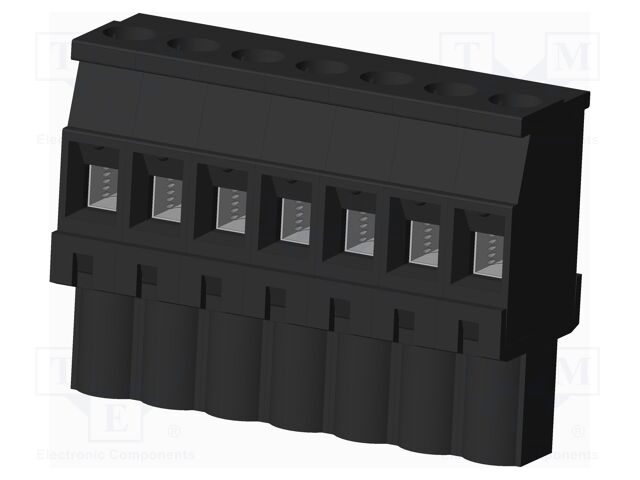 Connector: pluggable terminal block; plug; female; angled 90°