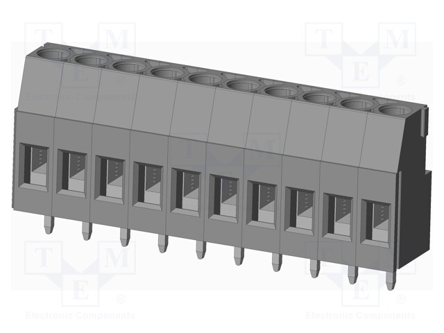 Connector: PCB terminal block; terminal; Plating: tinned; on PCBs