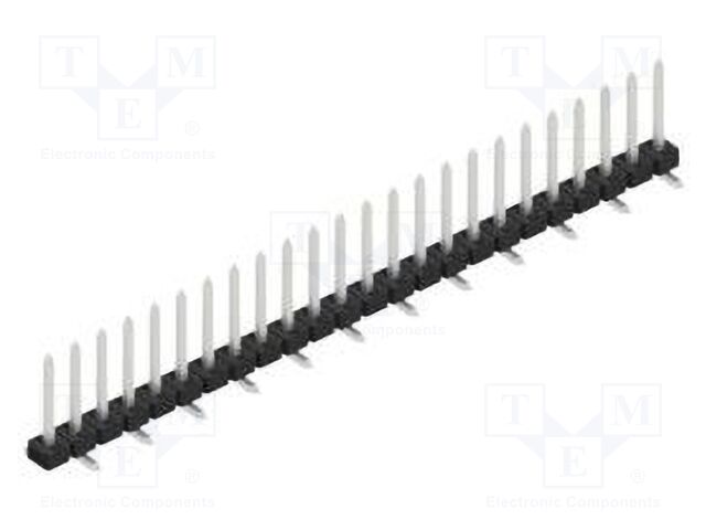 Connector: pin strips; pin header; male; PIN: 24; 2mm; SMT; 1x24