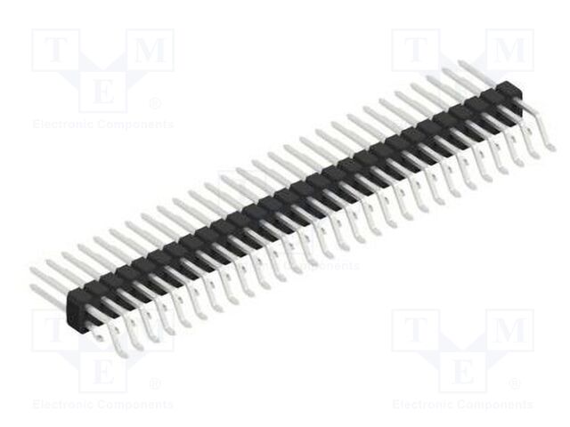Connector: pin strips; pin header; male; PIN: 56; 2.54mm; SMT; 2x28
