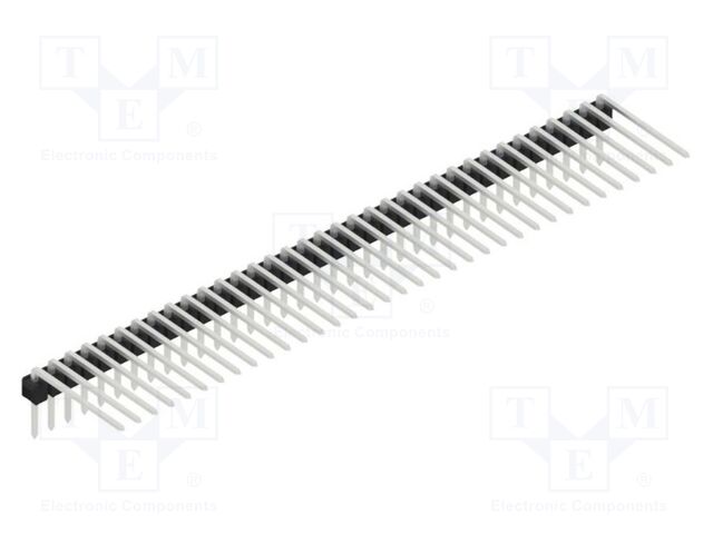 Connector: pin strips; pin header; male; PIN: 35; 2.54mm; THT; 1x35