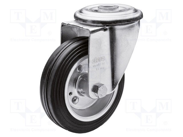 Transport wheel; Ø: 100mm; W: 30mm; H: 128mm; torsional; 76kg