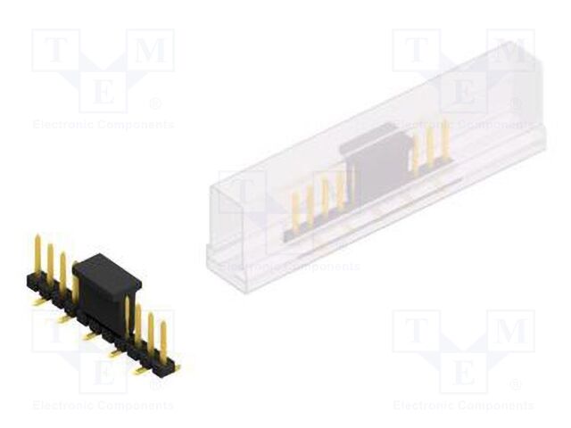 Connector: pin strips; pin header; male; PIN: 11; 2.54mm; SMT; 1x11