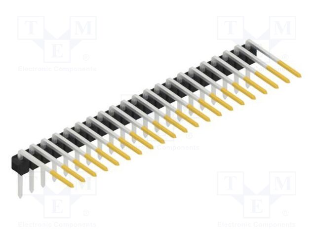 Connector: pin strips; pin header; male; PIN: 21; 2.54mm; THT; 1x21
