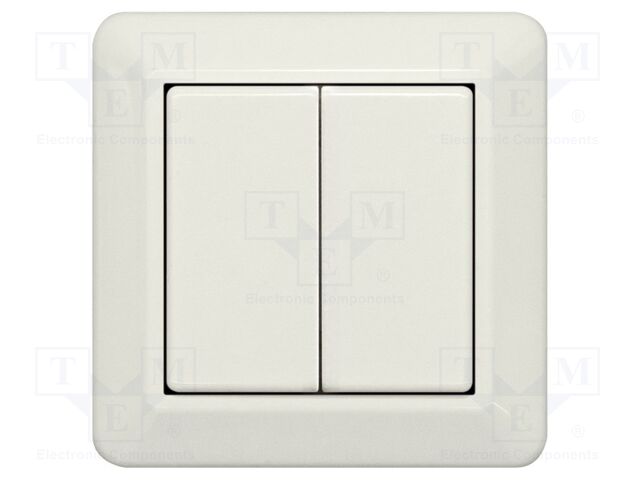 Wireless push button; 30m; Ch: 2.4; intelligent house; white
