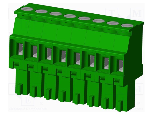 Connector: pluggable terminal block; plug; female; angled 90°