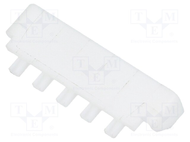 Contacts locking plate; 3mm; PIN: 10; Layout: 2x5