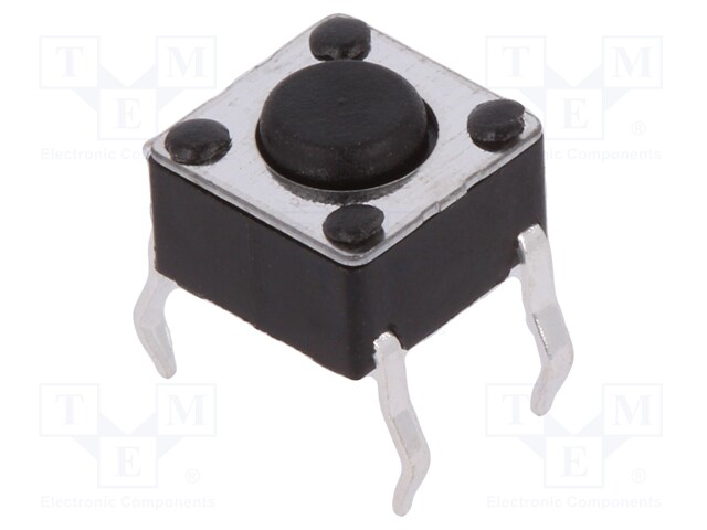 Microswitch TACT; SPST-NO; Pos: 2; 0.05A/12VDC; THT; none; 1.6N