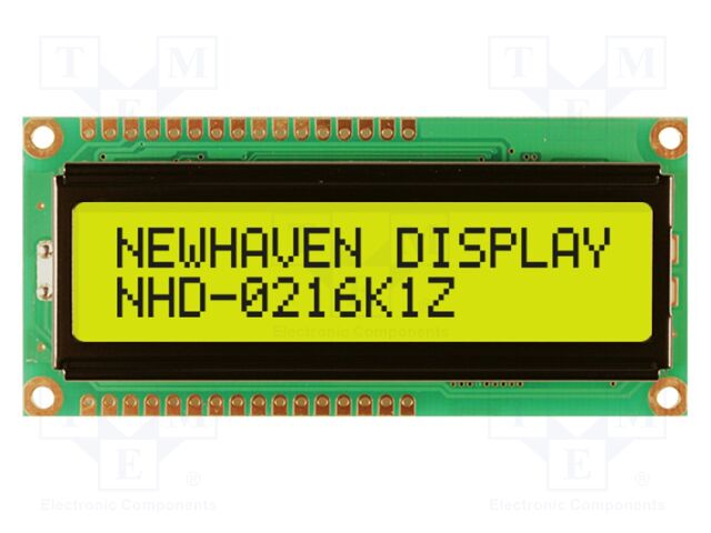 Display: LCD; STN Positive; 16x2; grey; 80x36mm; LED; 1x16; 5V