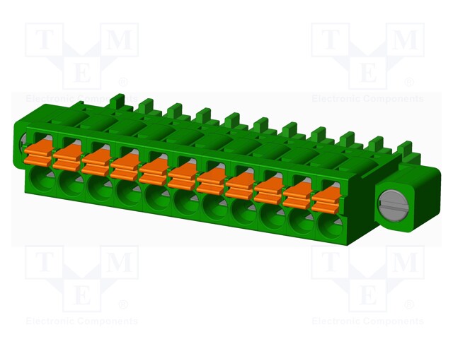 Connector: pluggable terminal block; plug; female; straight; 5.5A