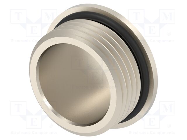 Stopper; brass; IP68; Entrelec; Gland: M20; 8mm; Thread: metric