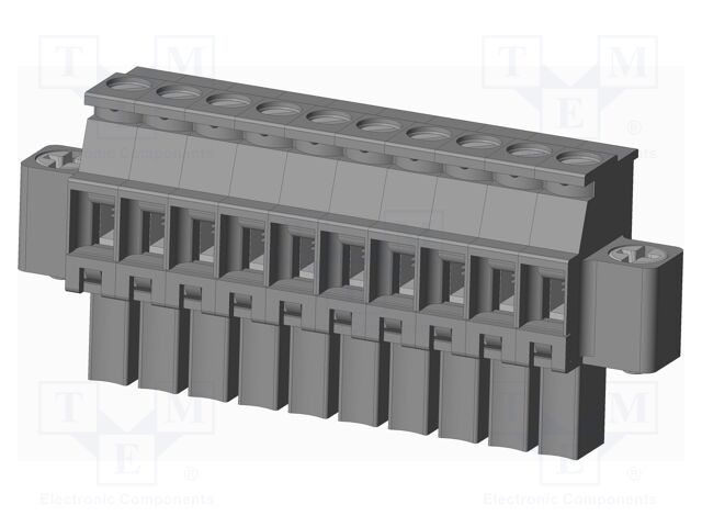 Connector: pluggable terminal block; plug; female; angled 90°