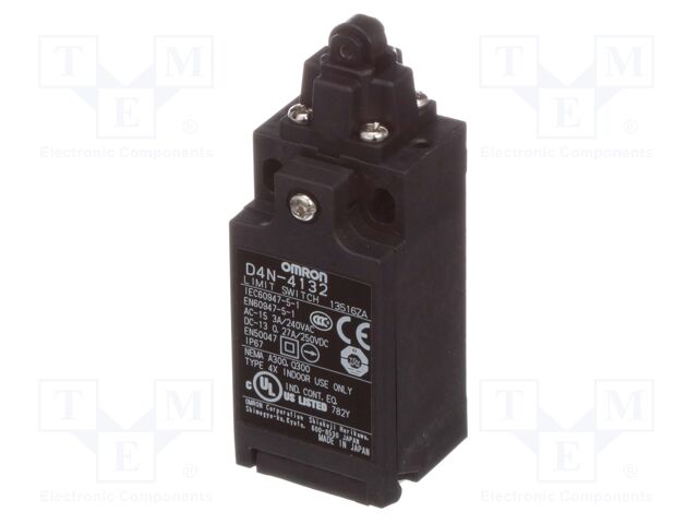 Limit switch; plastic roller; 10A; max.240VAC; max.250VDC; PG13,5