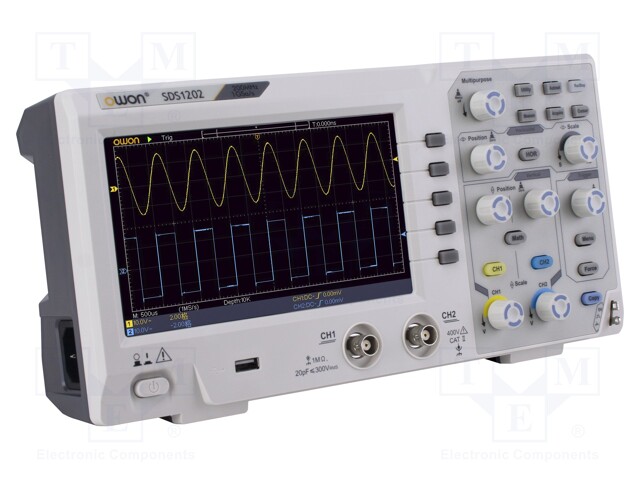 Oscilloscope: digital; Channels: 2; ≤200MHz; 1Gsps; 10kpts; Plug: EU