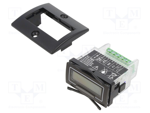 Counter: electronical; progressive/reversing; LCD; working time