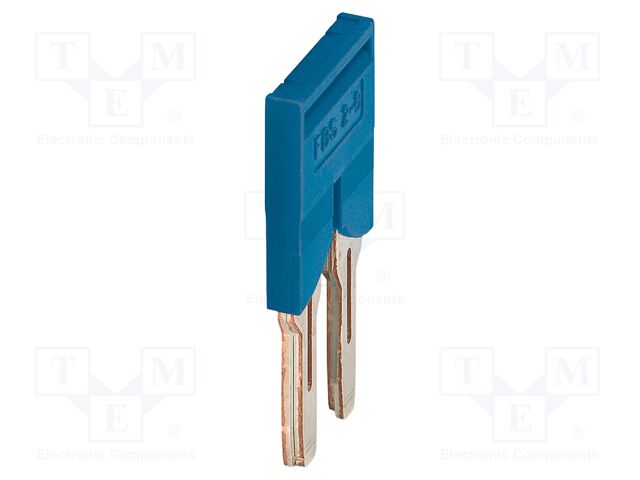 Comb bridge; ways: 2; red; Width: 8mm; UL94V-0