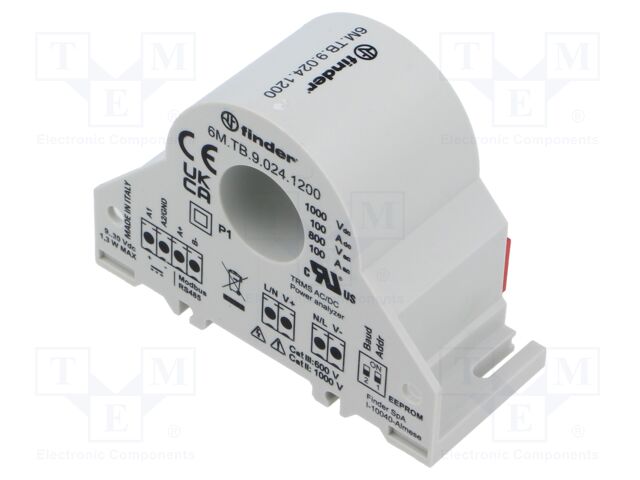 Current monitoring relay; AC/DC current; 9÷30VDC; 6M; IP20