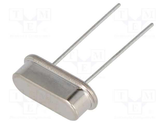 Resonator: quartz; 5MHz; ±30ppm; 20pF; THT; HC49-S; 11.05x3.5x4.7mm