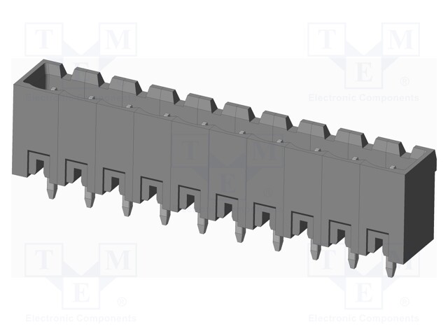 Connector: pluggable terminal block; socket; male; on PCBs