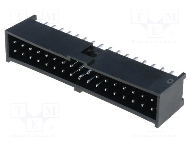 Socket; IDC; male; PIN: 34; straight; THT; tinned; 2.54mm