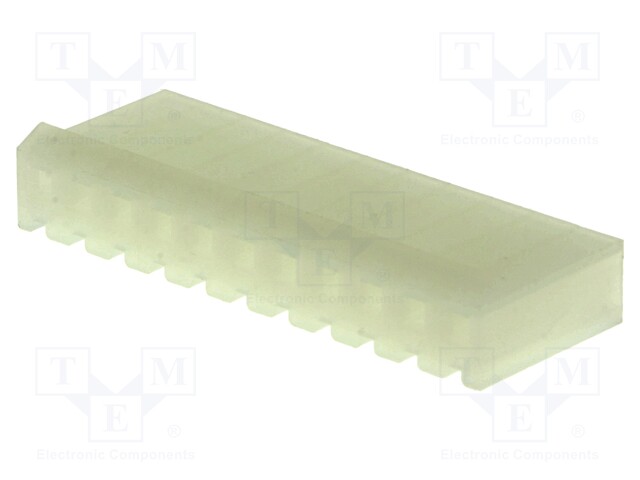 Plug; wire-board; female; 3.96mm; PIN: 11; w/o contacts; for cable