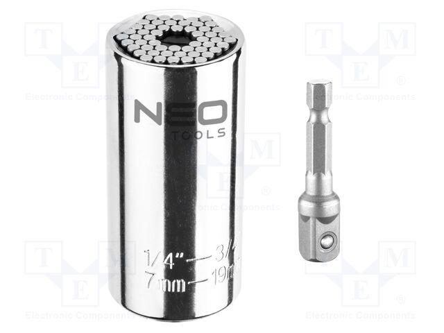 Tool: socket; 7÷19mm