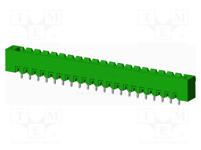 Connector: pluggable terminal block; socket; male; straight; THT