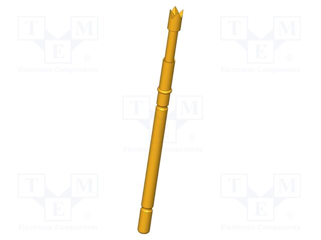 Test needle; Operational spring compression: 4mm; 5A; Ø: 1.8mm