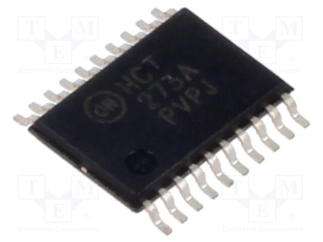 IC: digital; octal,D flip-flop; Ch: 8; CMOS,TTL; HCT; SMD; TSSOP20WB