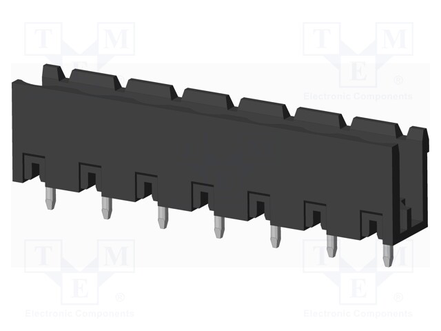 Connector: pluggable terminal block; socket; male; on PCBs