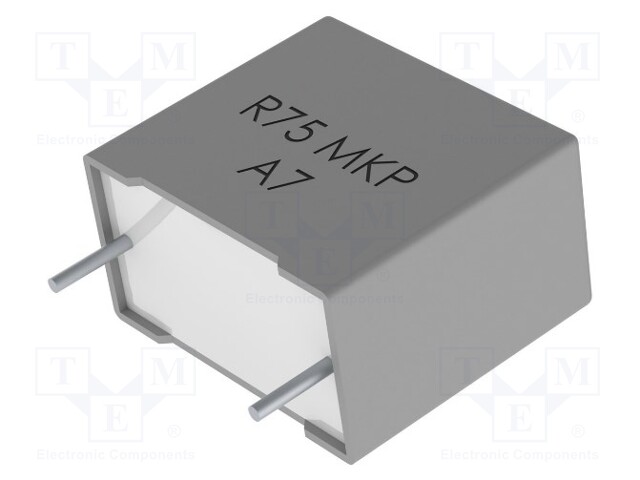 Capacitor: polypropylene; 100nF; 15mm; ±5%; 18x7.5x13.5mm; 1kV/μs