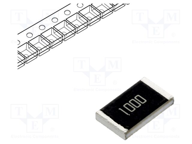 Resistor: thick film; high power; SMD; 2817; 100Ω; 4W; ±1%