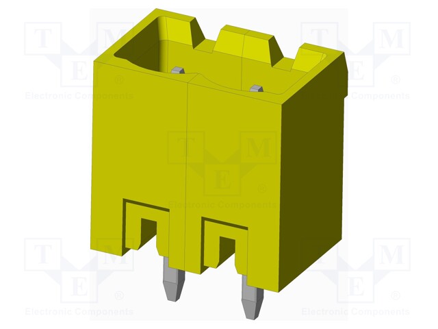 Connector: pluggable terminal block; socket; male; on PCBs