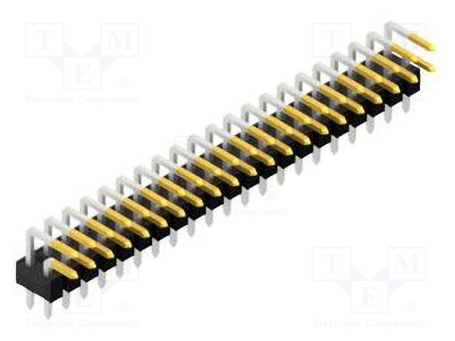 Connector: pin strips; pin header; male; PIN: 42; 2.54mm; THT; 2x21